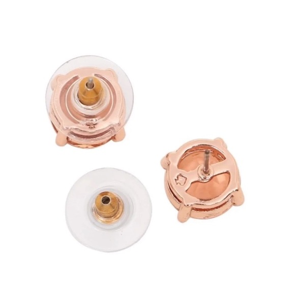 Kate Spade gumdrop rose gold stud earring - Picture 3 of 5